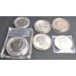 COINS - COLLECTION OF 1OZ SILVER PROOF / UNCIRCULATED