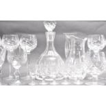 LARGE COLLECTION OF CUT GLASS WARE