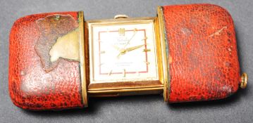 VINTAGE RETRO VERITY 17 JEWELS TRAVEL WATCH / CLOCK