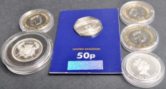 COINS - COLLECTION OF X6 ASSORTED PROOF / UNCIRCULATED COINS