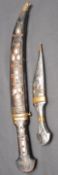 TWO EARLY 20TH CENTURY PERSIAN ISLAMIC CEREMONIAL DAGGERS