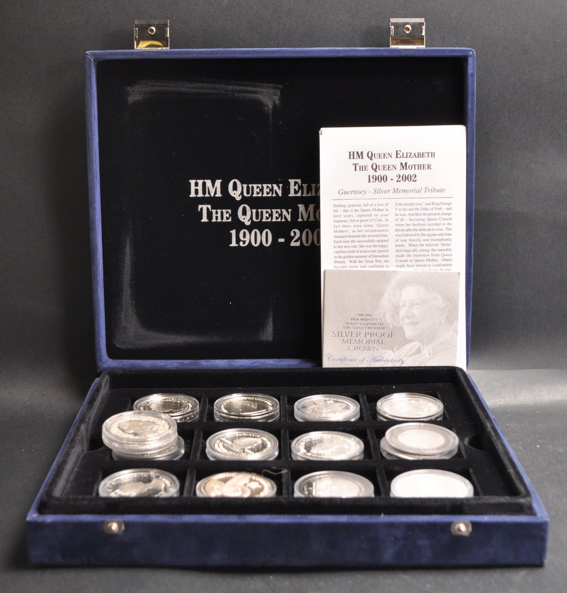 COLLECTION OF FOURTEEN SILVER PROOF COINS