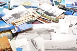 COLLECTION OF SHIPPING POSTCARDS AND PHOTOGRAPHS