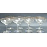 SET OF EIGHT VINTAGE 20TH CENTURY BABYCHAM GLASSES