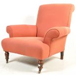 19TH CENTURY VICTORIAN HOWARD STYLE ARMCHAIR