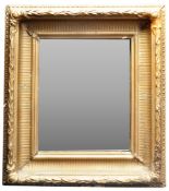 EARLY 20TH CENTURY GILT AND GESSO FRAMED MIRROR