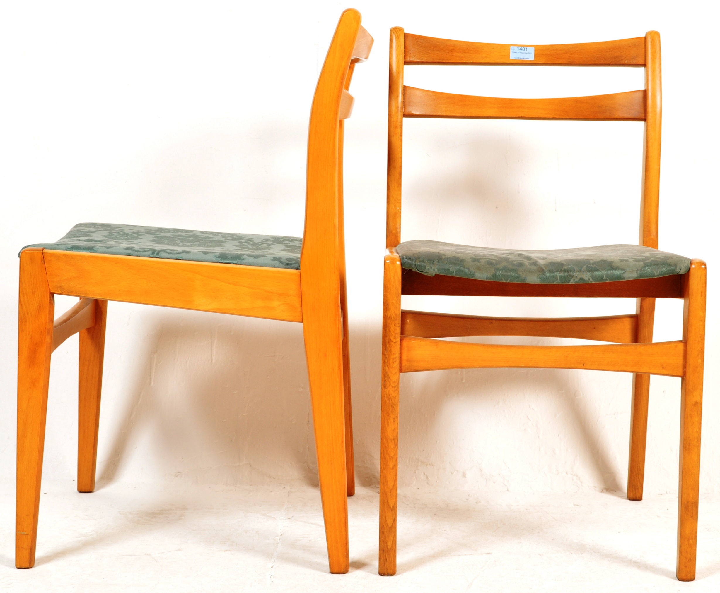 SET OF FOUR VINTAGE MID 20TH CENTURY DINING CHAIRS - Image 5 of 7