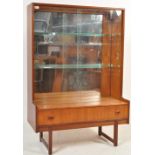 1960’S TEAK WOOD DISPLAY CABINET BY TURNIDGE