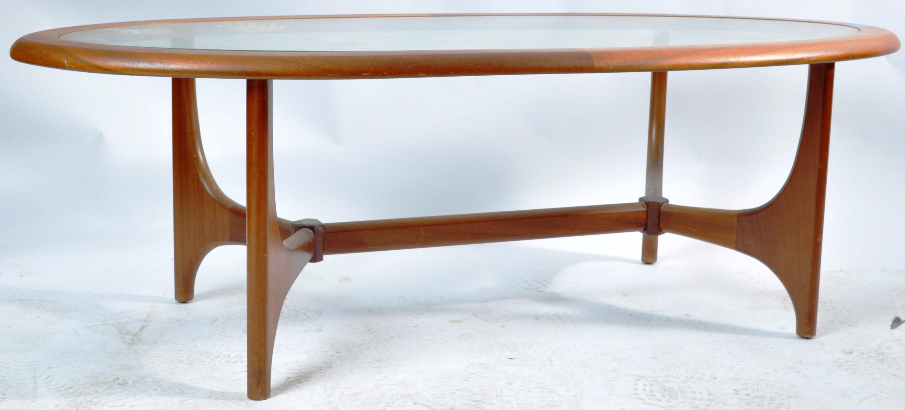 RETRO VINTAGE 20TH CENTURY CIRCA 1970S TEAKWOOD COFFE TABLE - Image 3 of 8