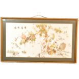 MID 20TH CENTURY 1960S CHINESE SILK PICTURE