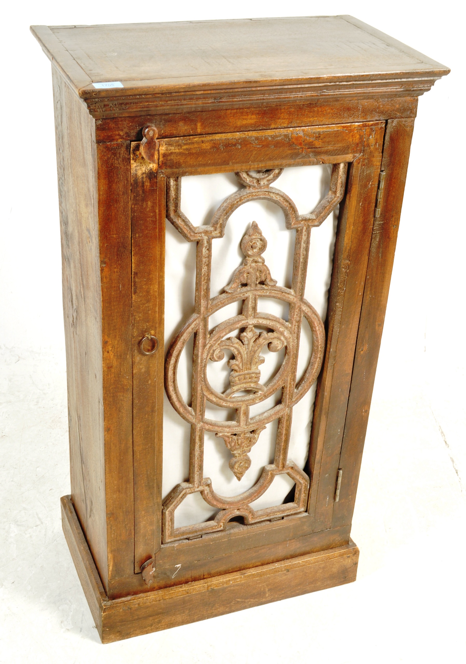 20TH CENTURY INDONESIAN HARDWOOD PEDESTAL CABINET - Image 2 of 5