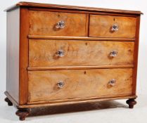 19TH CENTURY VICTORIAN MAHOGANY CHEST OF DRAWERS