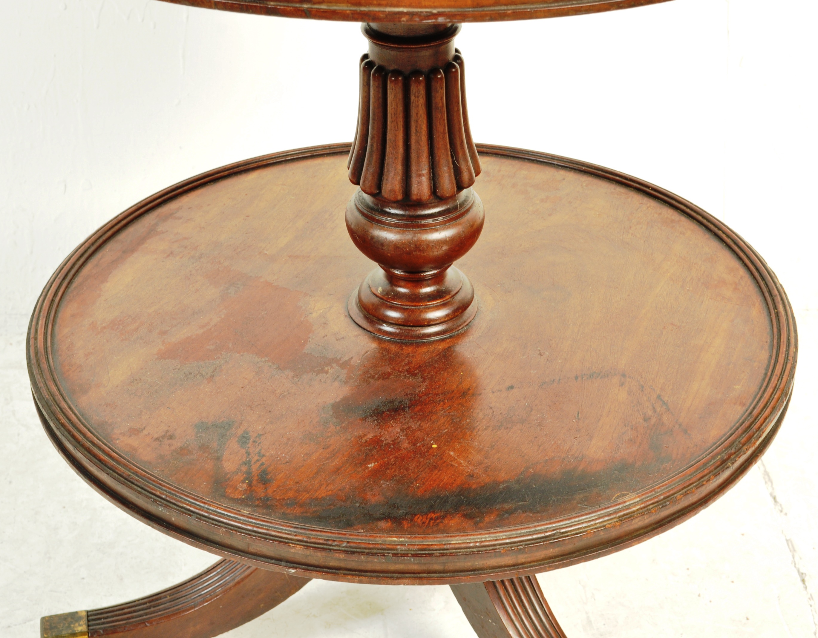 EARLY 20TH CENTURY MAHOGANY ETAGERE - Image 4 of 5