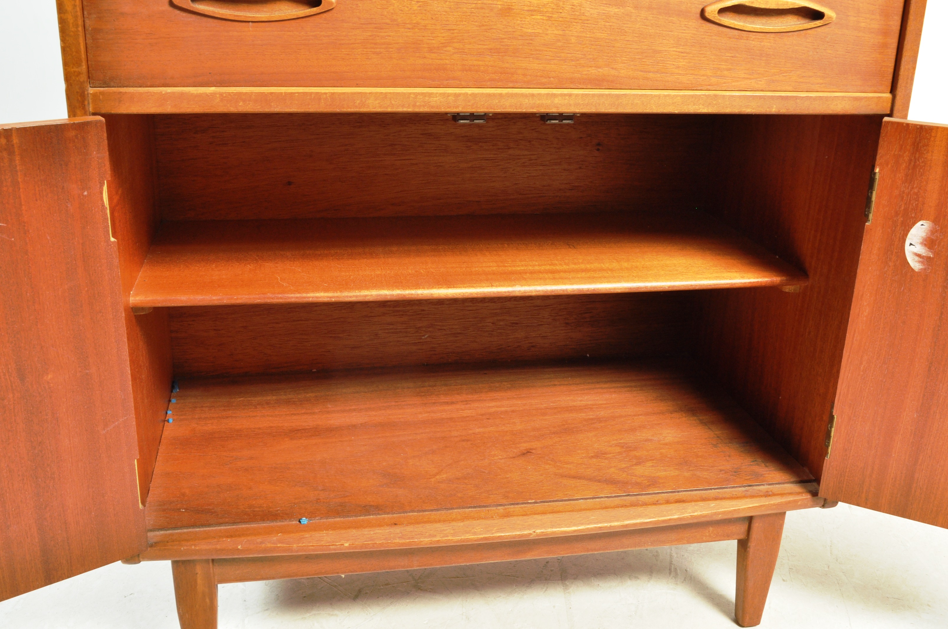 1970’S DANISH INSPIRE TEAK WOOD BUREAU DESK - Bild 6 aus 7