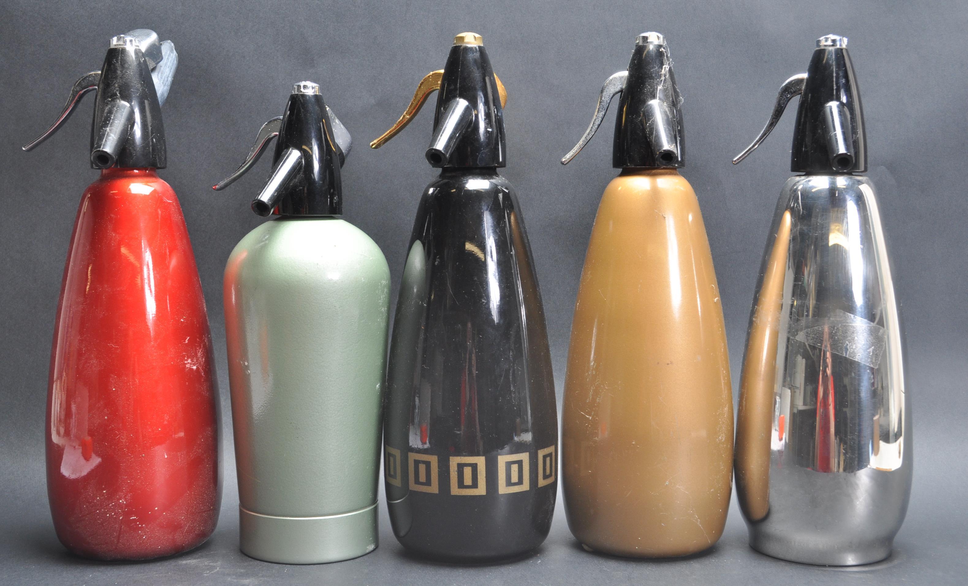 COLLECTION OF FIVE 1970’S SIPHON BOTTLES - Image 3 of 6