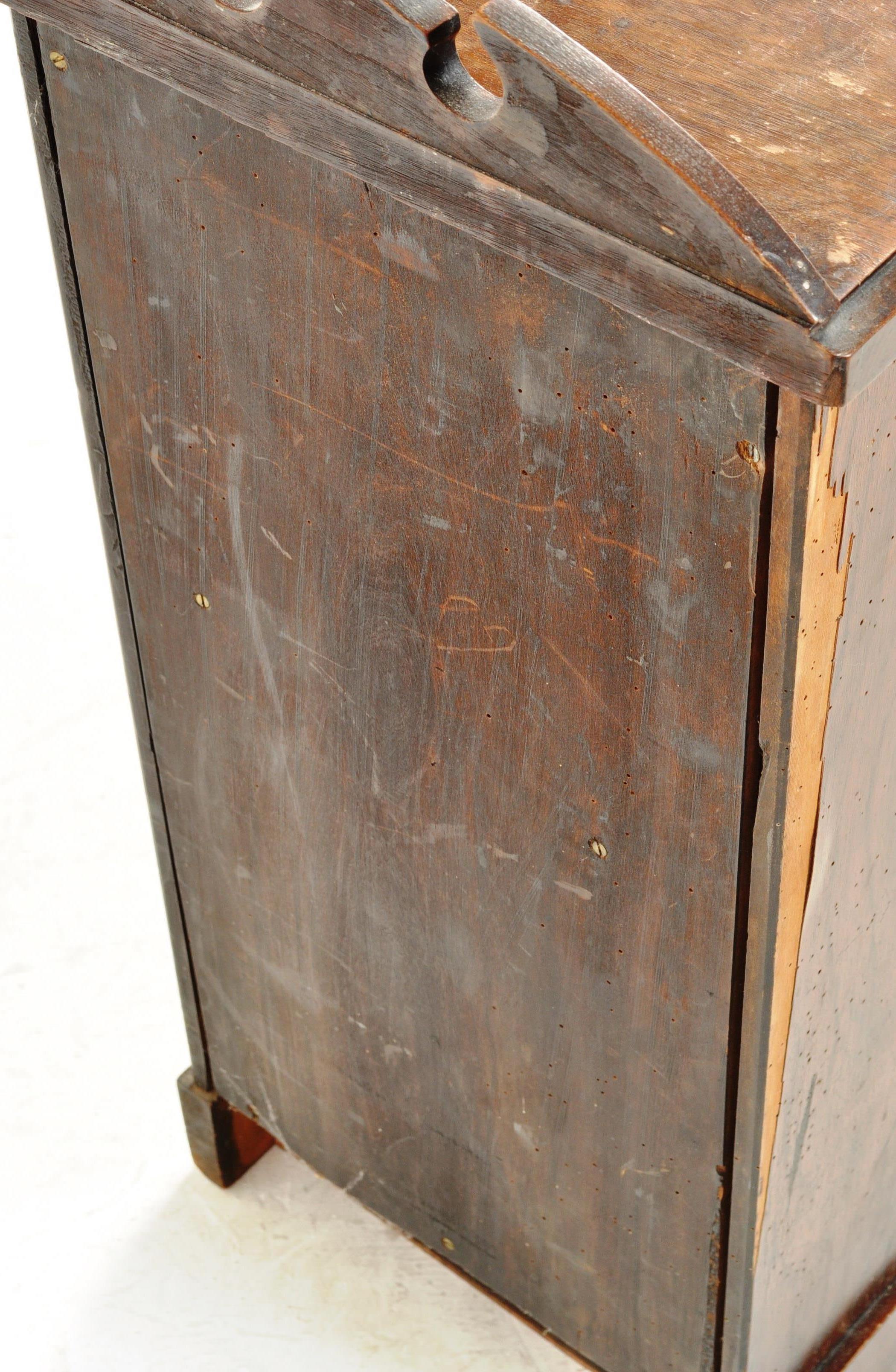 EDWARDIAN MAHOGANY BEDSIDE CABINET / CUPBOARD - Image 9 of 9