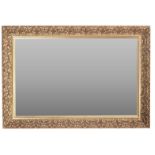 CONTEMPORARY RECTANGULAR GILT MIRROR