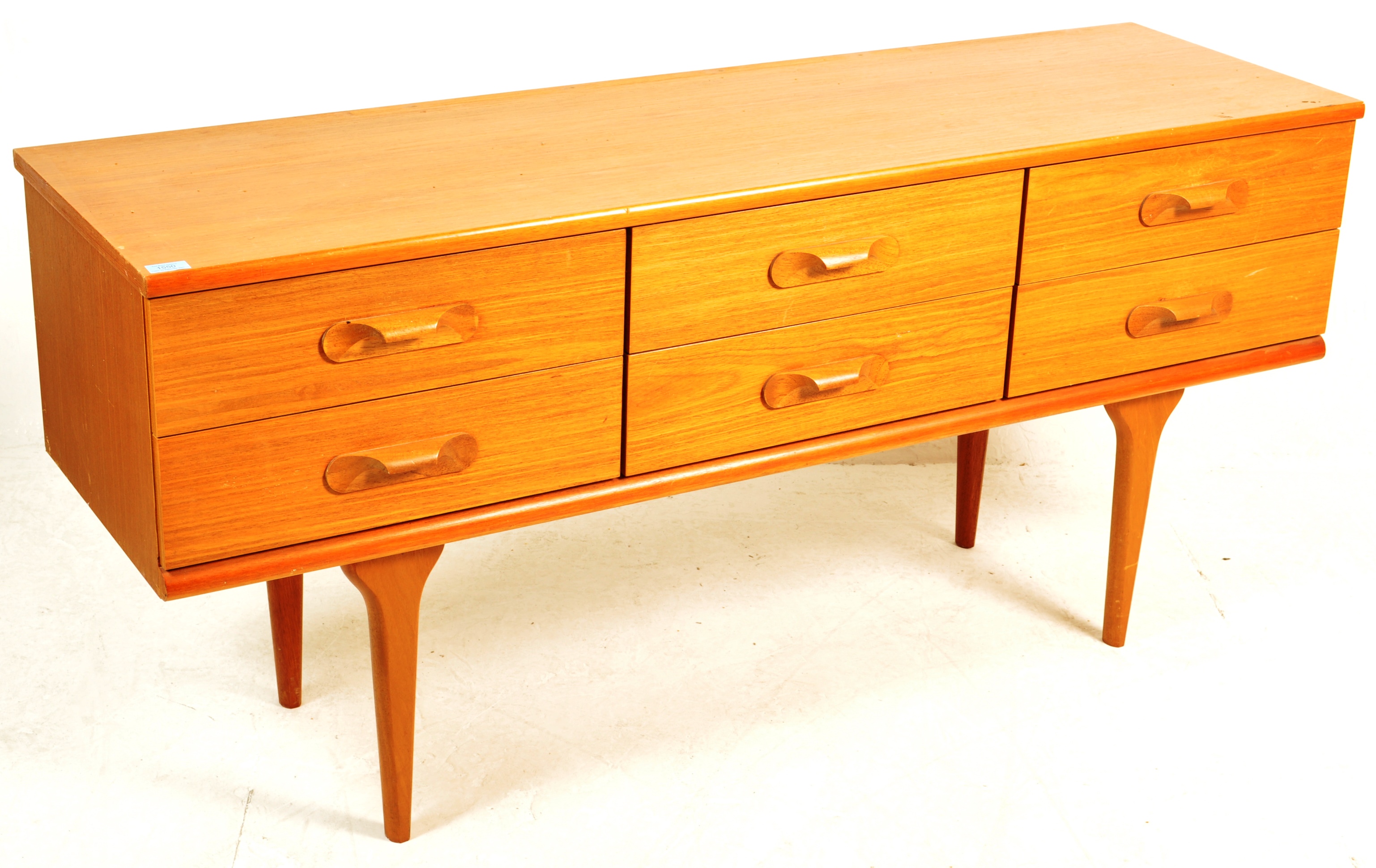 FRANK GUILLE - AUSTINSUITE - 1960'S TEAK SIX DRAWER SIDEBOARD - Image 2 of 6