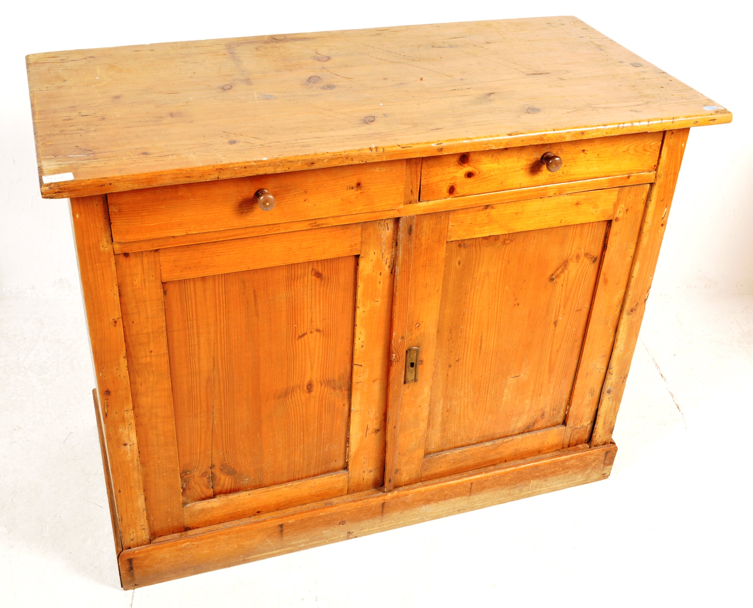 19TH CENTURY VICTORIAN PINE DRESSER BASE - Image 2 of 4