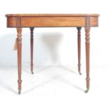 18TH CENTURY GEORGE III CARD TABLE.