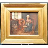 1930’S ENGLISH SCHOOL OIL ON CANVAS BOARD PAINTING