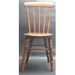EARLY 20TH CENTURY BEECH AND ELM WINDSOR CHAIR