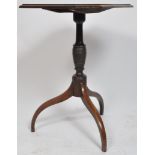 18TH CENTURY GEORGE III MAHOGANY TILT TOP TABLE