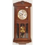 20TH CENTURY CIRCA 1940S OAK WALL CLOCK