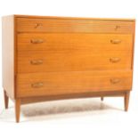 WRIGTON FURNITURE - VINTAGE TEAK WOOD CHEST OF DRAWERS