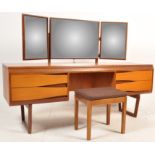 WHITE AND NEWTON - BRITISH MORDERN DESIGN - RETRO TEAK DRESSING TABLE