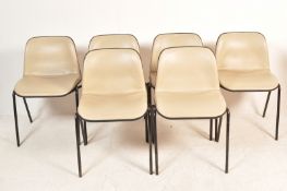 VINTAGE RETRO 20TH CENTURY STACKING CHAIRS BY RESTALL