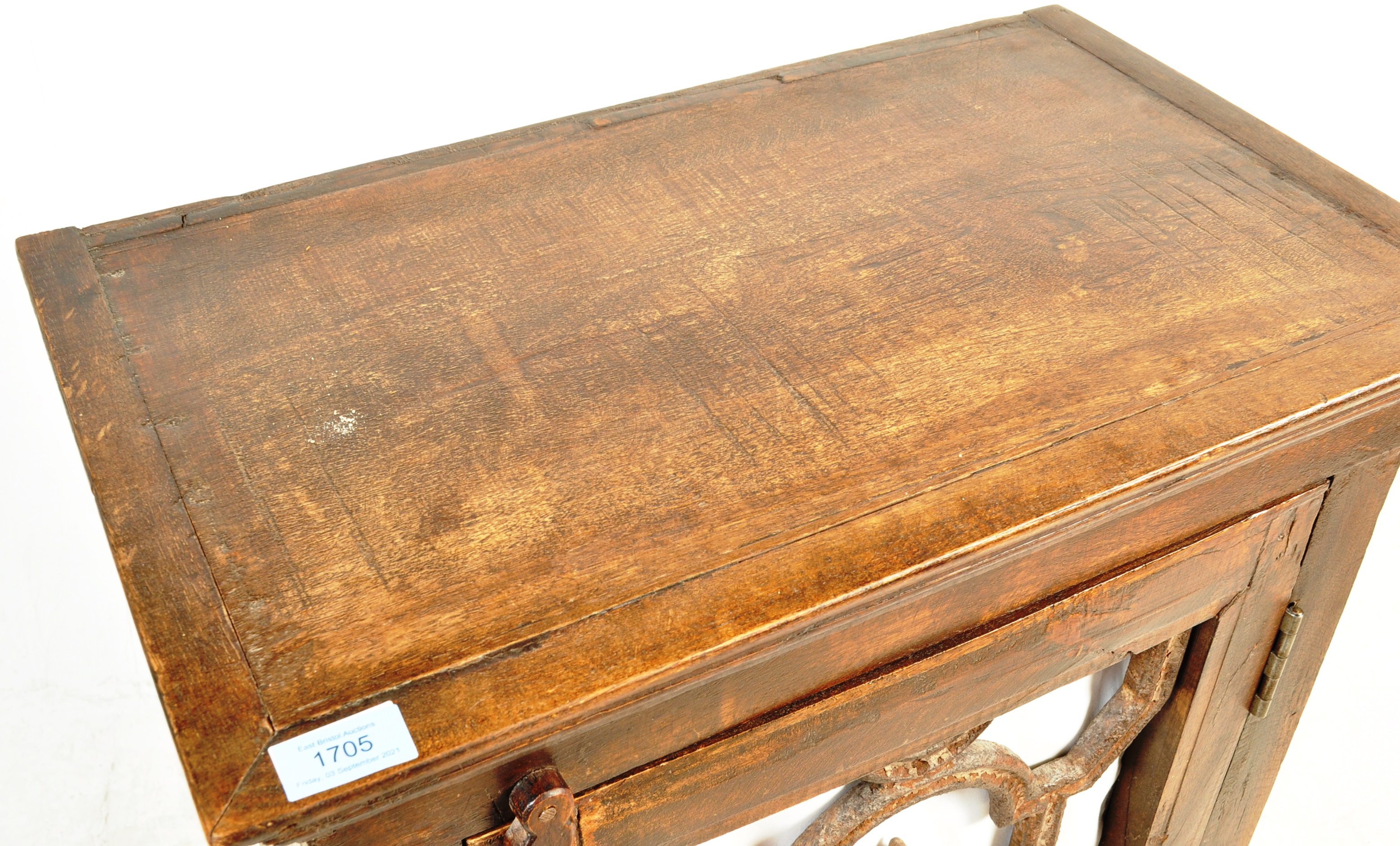 20TH CENTURY INDONESIAN HARDWOOD PEDESTAL CABINET - Image 3 of 5