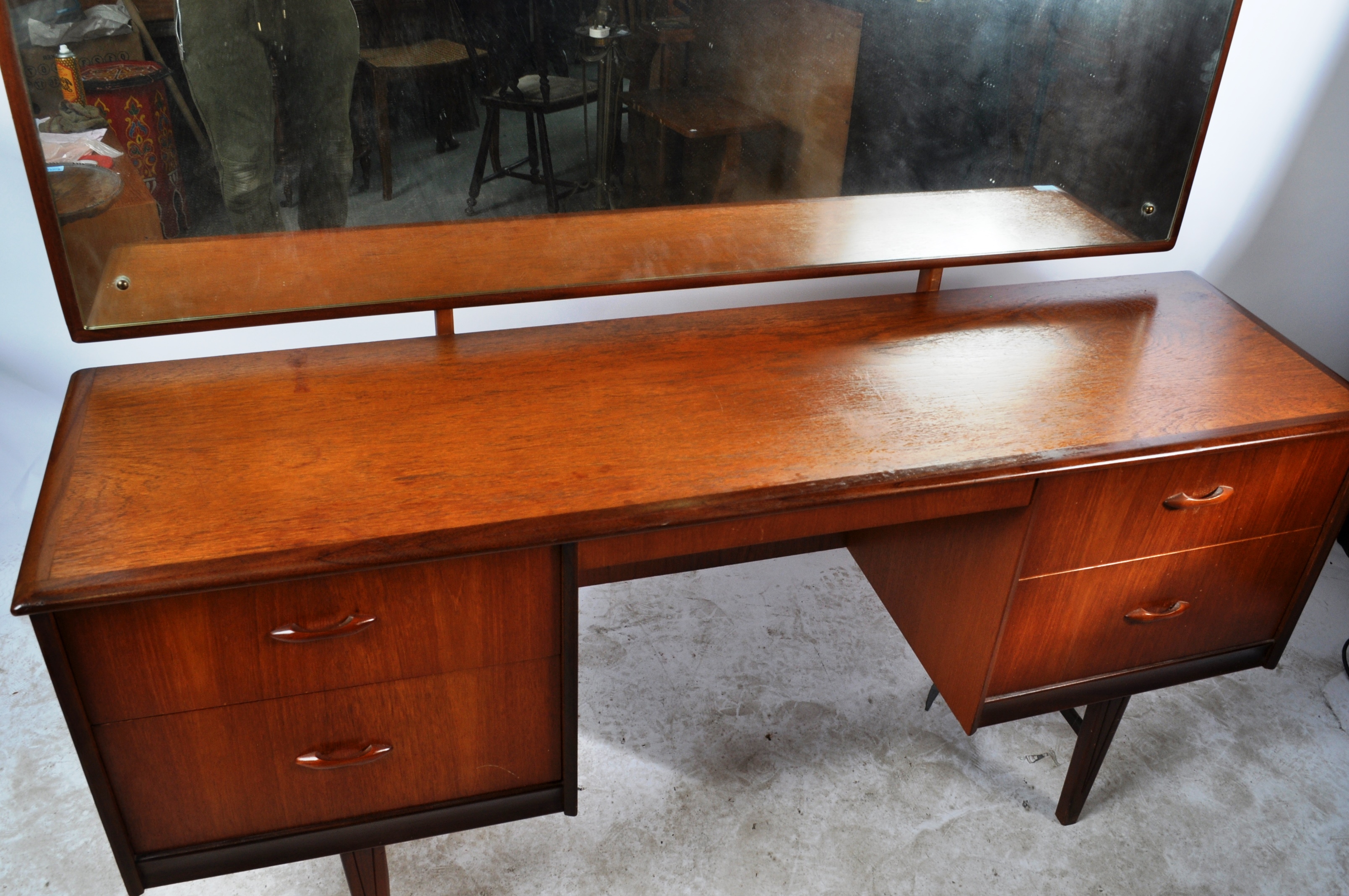 NATHAN - BRITISH MODERN DESIGN - 1960S 20TH CENTURY TEAK DRESSING TABLE - Bild 6 aus 14