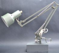 1960’S GREEN ENAMEL DESK LAMP