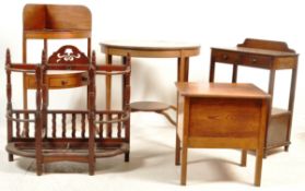 COLLECTION OF 19TH CENTURY AND LATER FURNITURE