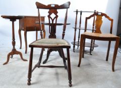 GROUP OF 20TH CENTURY AND LATER FURNITURE
