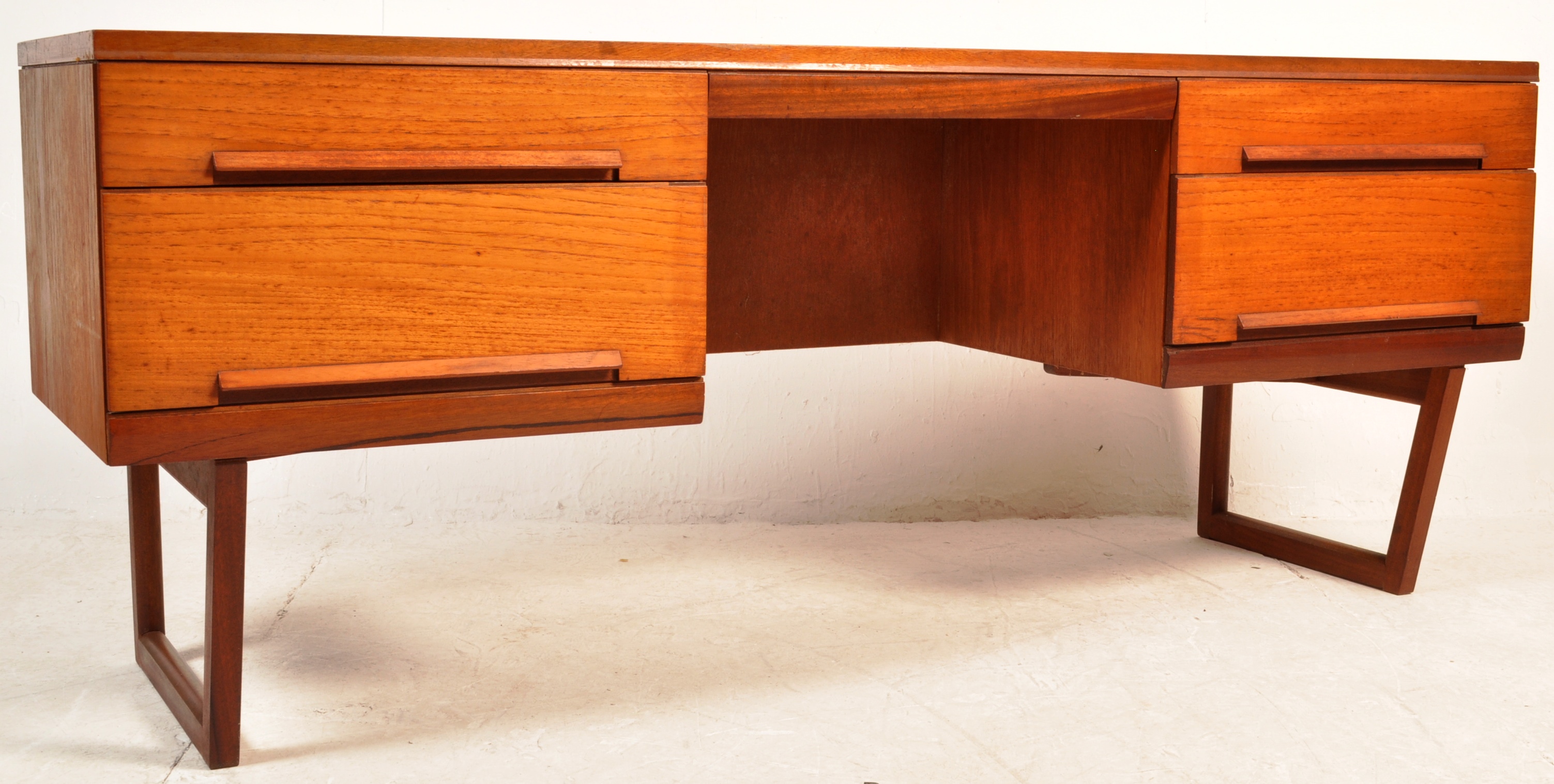 1950’S TEAK WOOD DESK BY WHITE & NEWTON