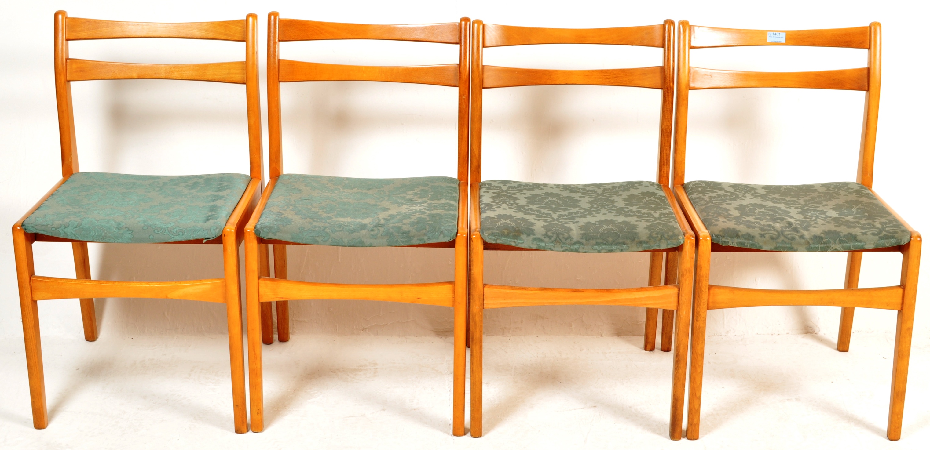 SET OF FOUR VINTAGE MID 20TH CENTURY DINING CHAIRS - Image 2 of 7