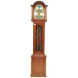 VINTAGE 20TH CENTURY DWARF LONGCASE CLOCK BY RICHARD BROAD OF BODMIN CORNWALL