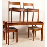 MEREDEW - BRITISH MODERN DESIGN - RETRO VINTAGE TABLE AND CHAIRS