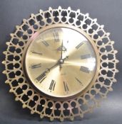 RETRO VINTAGE LATE 20TH CENTURY WALL CLOCK BY THE LONDON CLOCK CO