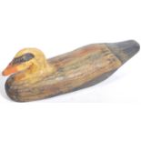 FOLK ART HAND CARVED DECOY DUCK