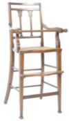 EDWARDIAN ARTS & CRAFTS CHILD'S HIGHCHAIR