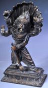 19TH CENTURY INDIAN BRONZE VISHNU NARASIMHA STATUE