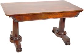 EARLY 19TH CENTURY REGENCY ROSEWOOD WRITING TABLE