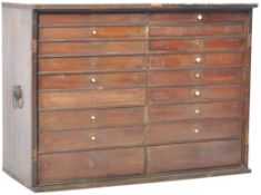 19TH CENTURY REGENCY FLAME MAHOGANY SPECIMEN CABINET