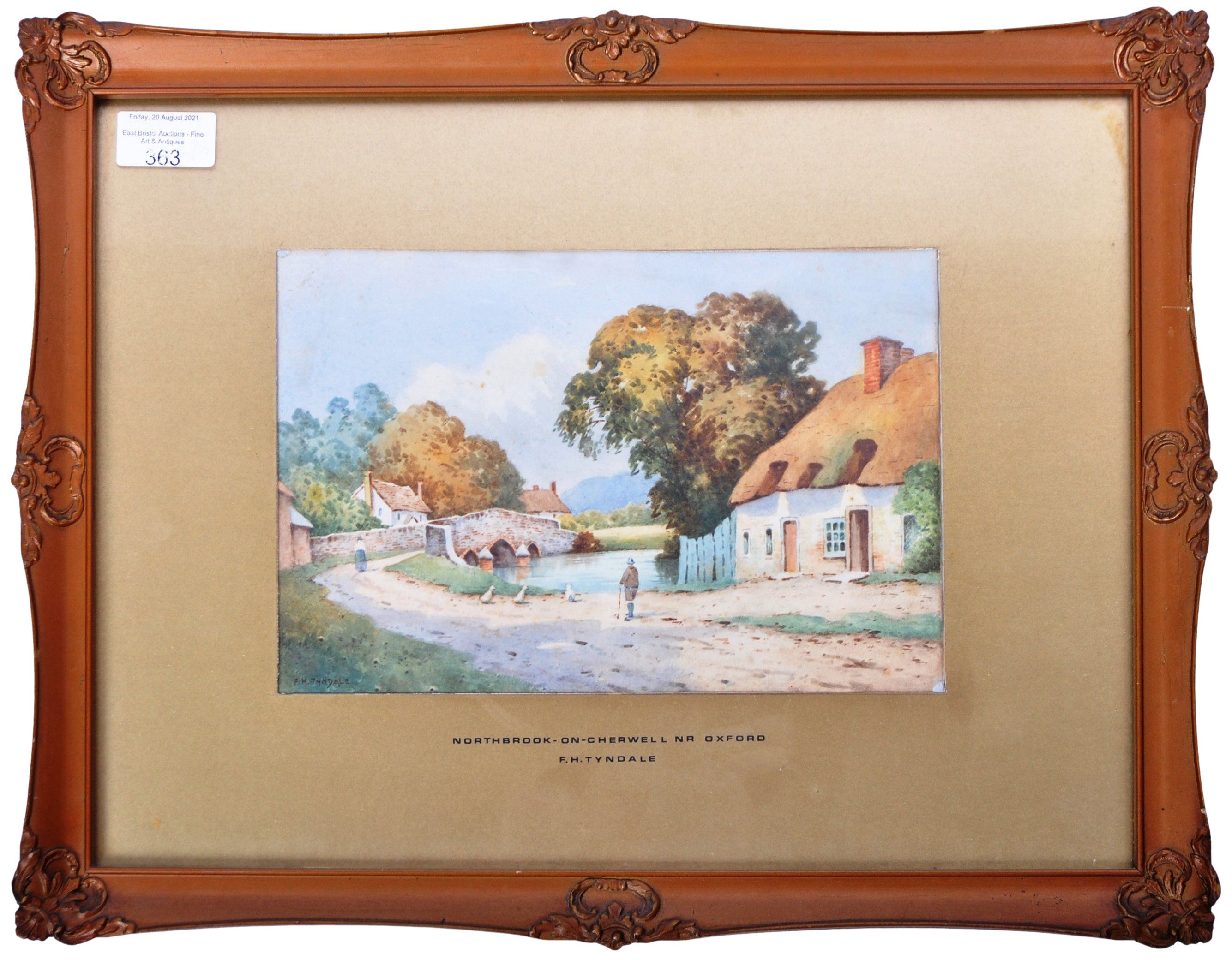 F.H. TYNDALE - 19TH CENTURY WATERCOLOUR PAINTING