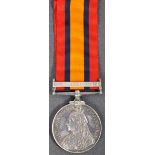 BOER WAR - QUEEN'S SOUTH AFRICA MEDAL - PRIVATE IN KIMBERLEY TOWN GUARDS