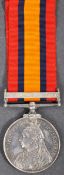 BOER WAR - QUEEN'S SOUTH AFRICA MEDAL - PRIVATE IN KIMBERLEY TOWN GUARDS