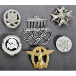 COLLECTION OF ASSORTED GERMAN THIRD REICH REPLICA BADGES